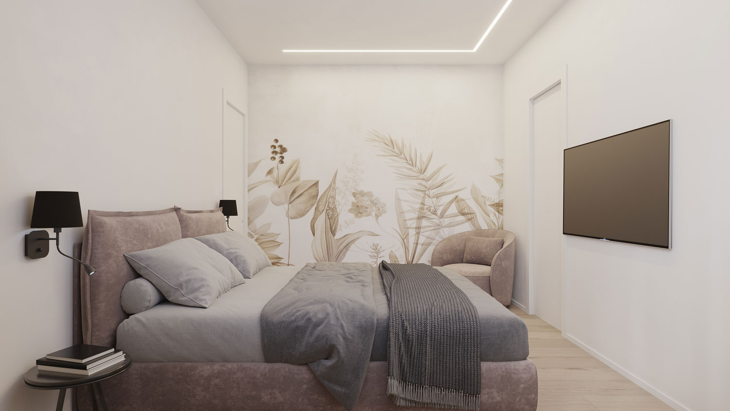 Casa Alessandra - Camera da letto - Render